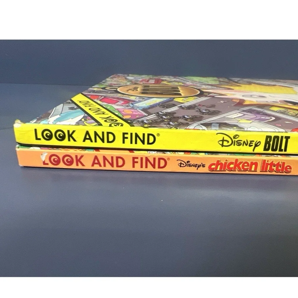 Disney Look and Find Chicken Little & Bolt -‎ hardcover Disny|Art Mawhinney